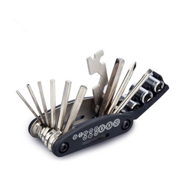 16 in 1 tool bicycle repair kit combination riding equipment chain cutter mountain bike repair vehicle tools
16 in 1 tool bicycle repair kit combination riding equipment chain cutter mountain bike repair vehicle tools