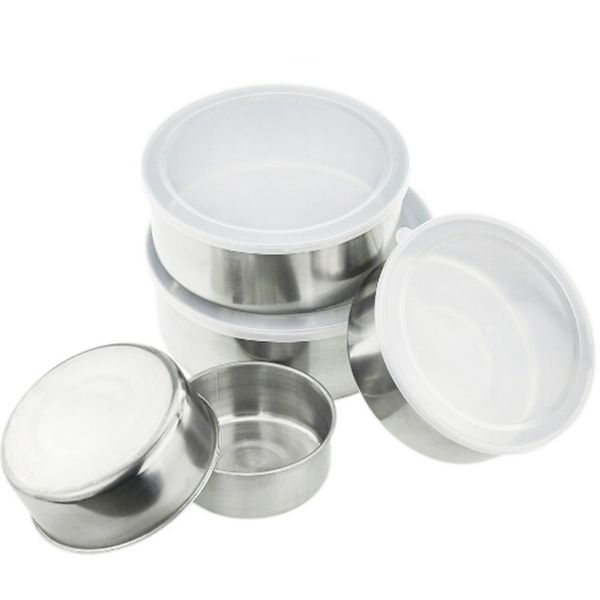 5pcs/set 5 sizes stainless steel fresh-keeping bowls with lid storage box sealed kitchen container for packing lunches
5pcs/set 5 sizes stainless steel fresh-keeping bowls with lid storage box sealed kitchen container for packing lunches