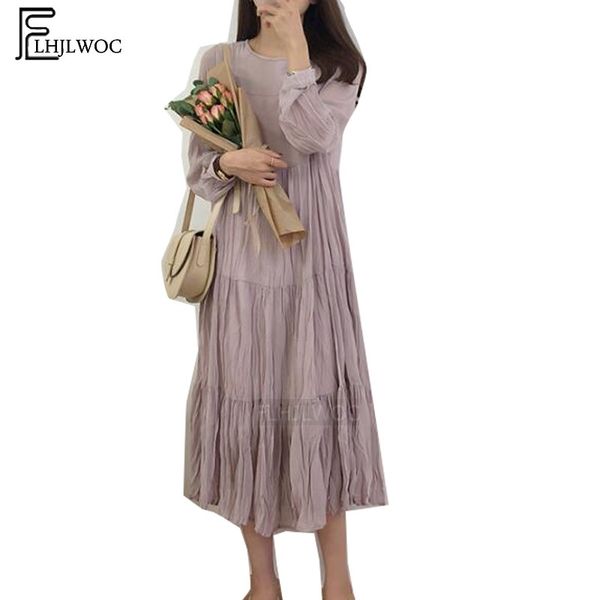 casual dresses women fashion long sleeve basic wear purple black white cute sweet girls vintage dress 1711, Black;gray 
casual dresses women fashion long sleeve basic wear purple black white cute sweet girls vintage dress 1711, Black;gray