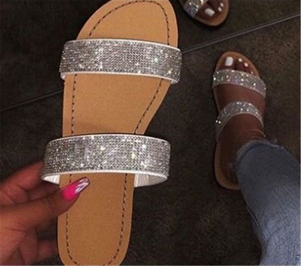 2colors summer rhinestone flats ladies sandals casual beach slippers ph-cfy20061842, Black
2colors summer rhinestone flats ladies sandals casual beach slippers ph-cfy20061842, Black