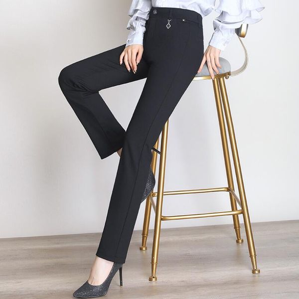 2020 new women trousers straight pants high waist casual female pantalon femme calca feminina pencil pants big black size 27~32, Black;white
2020 new women trousers straight pants high waist casual female pantalon femme calca feminina pencil pants big black size 27~32, Black;white