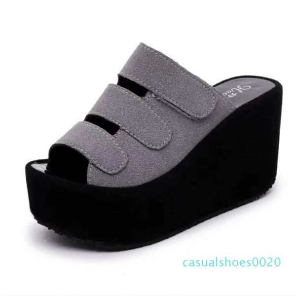 slippers female summer 2019 new magic stickers thick bottom cake wedges with sandals matte high heel women's sandals c20, Black
slippers female summer 2019 new magic stickers thick bottom cake wedges with sandals matte high heel women's sandals c20, Black