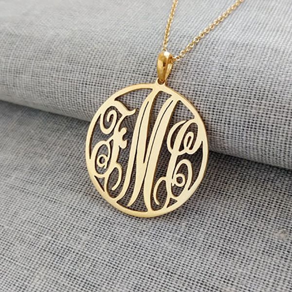custom round necklace for women personalized jewelry circle letter charm choker necklace bridesmaid gift, Silver
custom round necklace for women personalized jewelry circle letter charm choker necklace bridesmaid gift, Silver