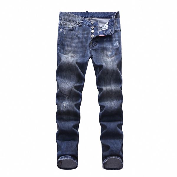 2020 mens distressed rips stretch jeans fashion designer slim fit washed motocycle fear of god men s hip hop clothing luxury jeans, Blue
2020 mens distressed rips stretch jeans fashion designer slim fit washed motocycle fear of god men s hip hop clothing luxury jeans, Blue
