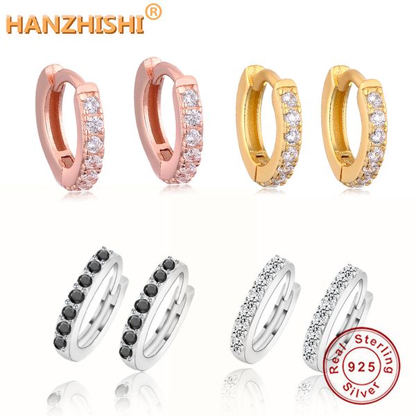 hoop & huggie 100% 925 sterling silver earrings miniature round black and white zircon small stud for women fashion jewelry, Golden;silver
hoop & huggie 100% 925 sterling silver earrings miniature round black and white zircon small stud for women fashion jewelry, Golden;silver