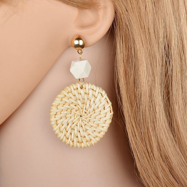 round drop earrings simple casual wild rhombus hand-knitted earings fashion female jewelry oorbellen pendientes orecchini pair, Silver
round drop earrings simple casual wild rhombus hand-knitted earings fashion female jewelry oorbellen pendientes orecchini pair, Silver