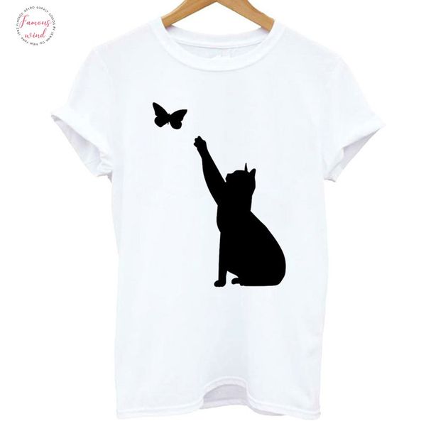 2019 женщины тенниска мультфильм cat поймать бабочка печати женщина cap sleeve тенниска вскользь смешной с коротким рукавом топы тис тенниск, White
2019 женщины тенниска мультфильм cat поймать бабочка печати женщина cap sleeve тенниска вскользь смешной с коротким рукавом топы тис тенниск, White