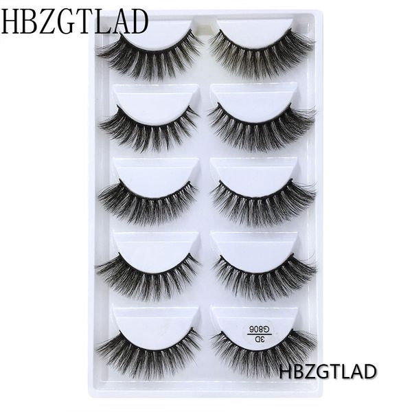 2018 new 5 pairs 100% real mink eyelashes 3d natural false eyelashes 3d mink lashes soft eyelash extension makeup kit cilios 806
2018 new 5 pairs 100% real mink eyelashes 3d natural false eyelashes 3d mink lashes soft eyelash extension makeup kit cilios 806
