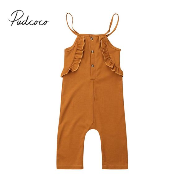 2019 baby summer clothing 2-7y toddler kids baby girl ruffles romper overalls solid sleeveless clothes outfit sunsuit clothes, Blue
2019 baby summer clothing 2-7y toddler kids baby girl ruffles romper overalls solid sleeveless clothes outfit sunsuit clothes, Blue