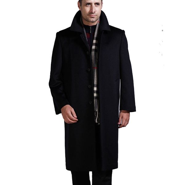 tailor-made wool coat men 's knee in the elderly woolen coat men' s long ultra - large size dad installed thicker, Black
tailor-made wool coat men 's knee in the elderly woolen coat men' s long ultra - large size dad installed thicker, Black