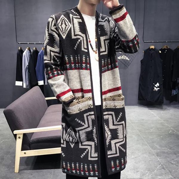 new men's windbreaker casual jacket men spring and autumn long outerwear handsome trend thin cloak male tide loose coat, Black;brown
new men's windbreaker casual jacket men spring and autumn long outerwear handsome trend thin cloak male tide loose coat, Black;brown