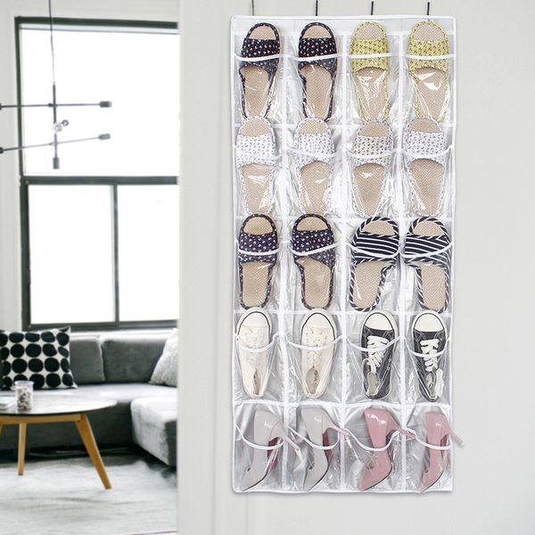 large plaid pvc silver transparent bag oxford cloth hanging underwear shoes storage bag with 20 pockets door back organizer
large plaid pvc silver transparent bag oxford cloth hanging underwear shoes storage bag with 20 pockets door back organizer