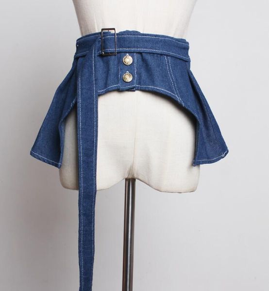 women's runway fashion brief denim cummerbunds female dress coat corsets waistband belts decoration wide belt r1785, Black;brown
women's runway fashion brief denim cummerbunds female dress coat corsets waistband belts decoration wide belt r1785, Black;brown