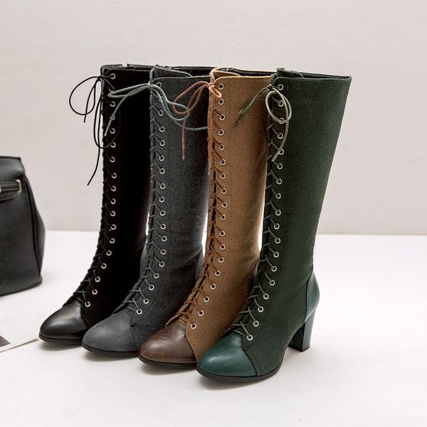 2019 winter new high-heeled boots women retro style fashion simple stitching decorative thick heel comfortable casual boots, Black
2019 winter new high-heeled boots women retro style fashion simple stitching decorative thick heel comfortable casual boots, Black