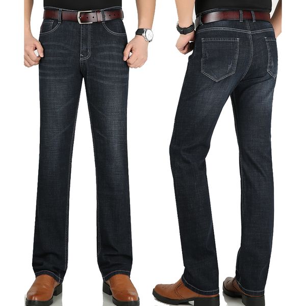 high quality elastic jeans men's new summer thin straight slim men stretch denim pants fashion casual denim jeans, Blue
high quality elastic jeans men's new summer thin straight slim men stretch denim pants fashion casual denim jeans, Blue
