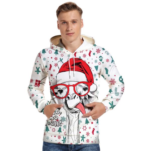 new men women creative polyester drawstring cute long sleeve 3d full color print merry chrismas pullover sweatshirt hoodies with pocket, Black
new men women creative polyester drawstring cute long sleeve 3d full color print merry chrismas pullover sweatshirt hoodies with pocket, Black
