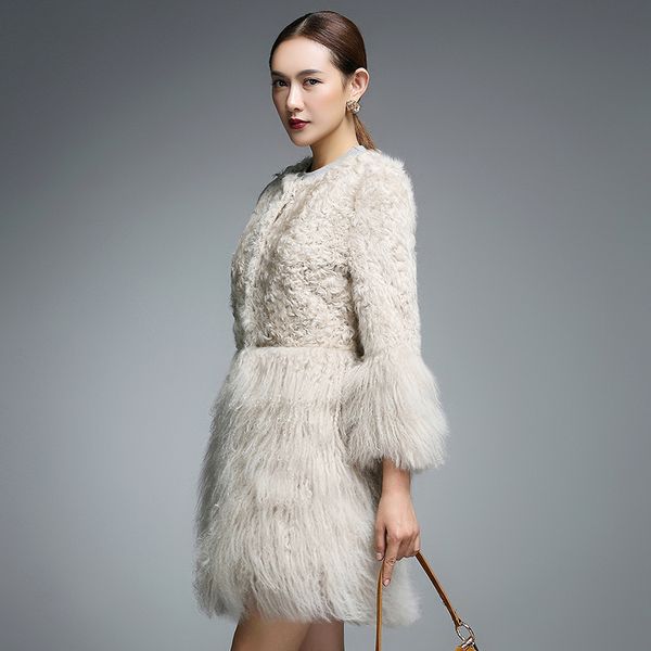 fashion-winter fashion women real fur coat natural lamb fur with mongolia sheep jacket real sheep jacket, Black
fashion-winter fashion women real fur coat natural lamb fur with mongolia sheep jacket real sheep jacket, Black