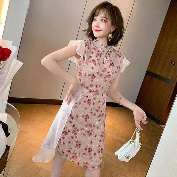 ретро пряжи рукав китайский стиль пряжки улучшение cheongsam цветочные платья дамы 2020 летом новый национальный стиль, Black;gray
ретро пряжи рукав китайский стиль пряжки улучшение cheongsam цветочные платья дамы 2020 летом новый национальный стиль, Black;gray