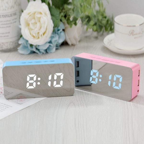 new mirror digital alarm clock, multifunctional led high definition silent desk digital clock usb powered white/red/blue/black
new mirror digital alarm clock, multifunctional led high definition silent desk digital clock usb powered white/red/blue/black