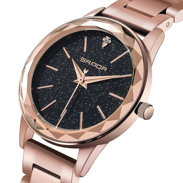 sanda women casual watch quartz watches waterproof stainless steel strap p237, Slivery;brown
sanda women casual watch quartz watches waterproof stainless steel strap p237, Slivery;brown