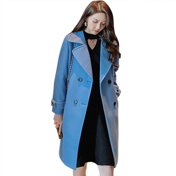 autumn winter wool coat new fashion women medium long outerwear new 2019 ladies korean style double-breasted coats, Black
autumn winter wool coat new fashion women medium long outerwear new 2019 ladies korean style double-breasted coats, Black