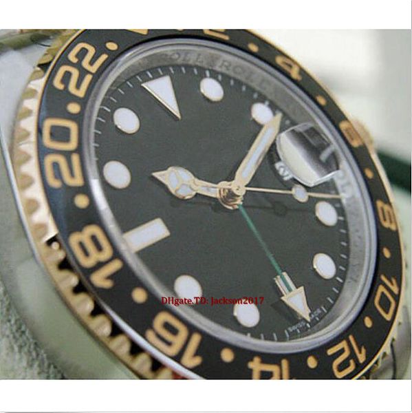 christmas gift original box certificate casual modern mens watches ii 116713 steel gold black ceramic bezel 40mm black dial, Slivery;brown
christmas gift original box certificate casual modern mens watches ii 116713 steel gold black ceramic bezel 40mm black dial, Slivery;brown