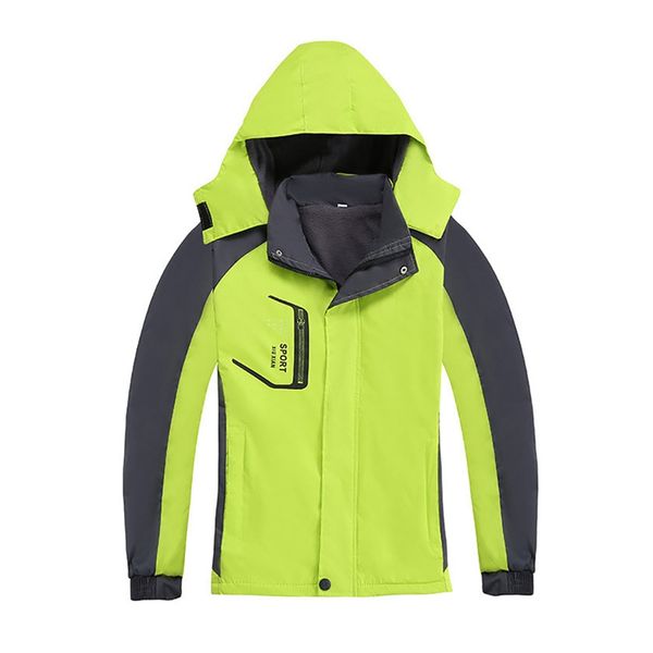 waterprooof thermal hiking jackets men women autumn winter outdoor camping trekking climbing windbreaker coats hooded detachable, Blue;black 
waterprooof thermal hiking jackets men women autumn winter outdoor camping trekking climbing windbreaker coats hooded detachable, Blue;black