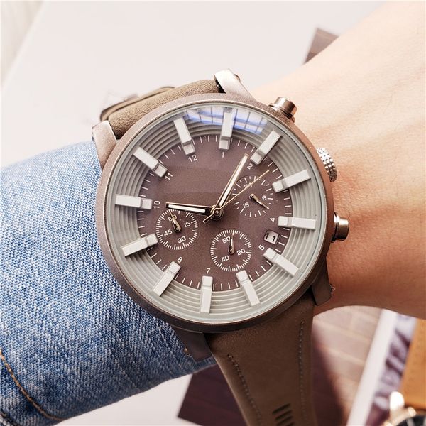 2020 mens watch stainless steel brand fashion casual military quartz sports watch leather strap satch mens watch relogio masculino, Slivery;brown
2020 mens watch stainless steel brand fashion casual military quartz sports watch leather strap satch mens watch relogio masculino, Slivery;brown