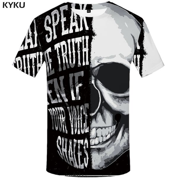 kyku skull tshirt men black and white t-shirt punk rock clothes gothic 3d print t shirt cool hip hop mens clothing streetwear, White;black
kyku skull tshirt men black and white t-shirt punk rock clothes gothic 3d print t shirt cool hip hop mens clothing streetwear, White;black
