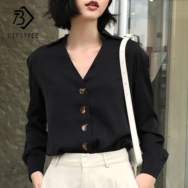 2020 spring women korean chiffon shirt female blouse long sleeve casual v neck office women loose blouses t9n503m, White
2020 spring women korean chiffon shirt female blouse long sleeve casual v neck office women loose blouses t9n503m, White