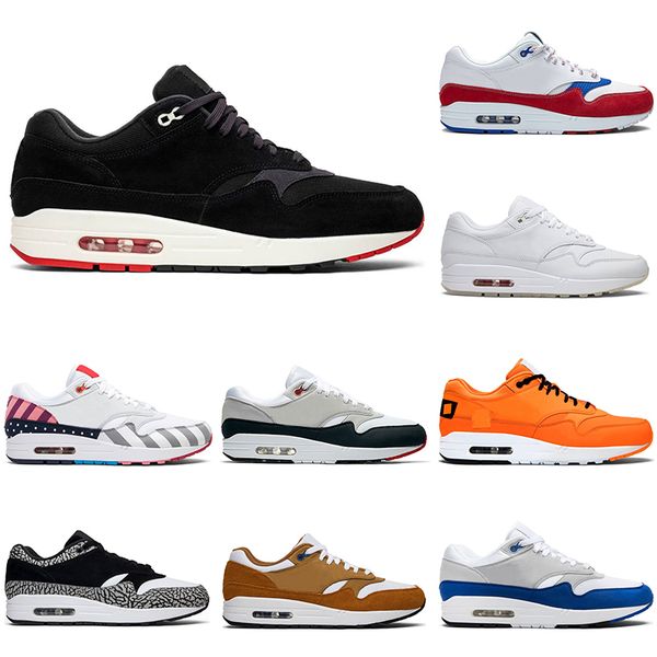 

2019 running shoes 87 men women 1 puerto rico parra bred university blue anniversary royal 87s designer mens trainers sports sneakers, White;red