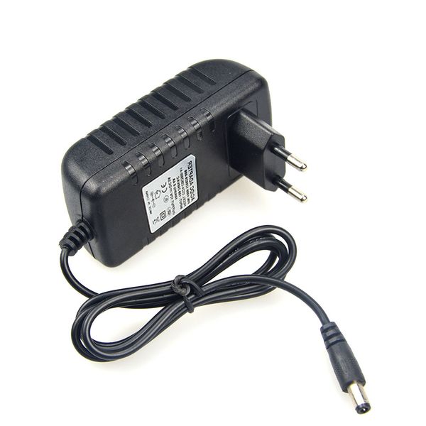 12v Led Light Bar Open Power Switch 2a 24w, Led Light With 5.5 / 2.1 Dc Female Connector Screw Adapter