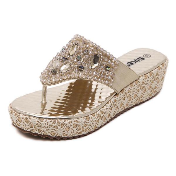 new slippers women summer sandals flat platform wedges sandals beading slippers sandalias slides white vacation flip flops, Black
new slippers women summer sandals flat platform wedges sandals beading slippers sandalias slides white vacation flip flops, Black