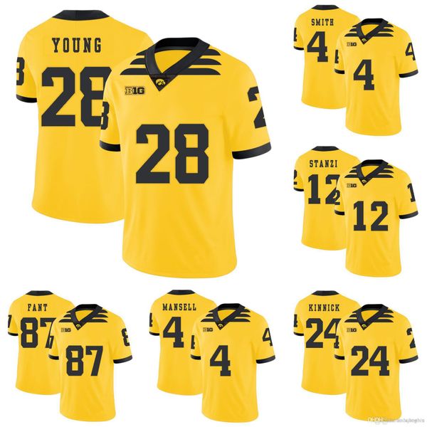 nile kinnick stitched men's iowa hawkeyes toren young tevaun smith ricky stanzi peyton mansell noah fant yellow college football jersey, Black
nile kinnick stitched men's iowa hawkeyes toren young tevaun smith ricky stanzi peyton mansell noah fant yellow college football jersey, Black