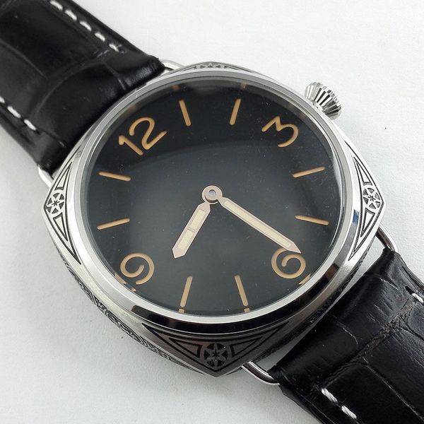 watch men manual winding mechanical watch luminous waterproof 316l solid stainless steel leather 47mm kgt88z, Slivery;brown
watch men manual winding mechanical watch luminous waterproof 316l solid stainless steel leather 47mm kgt88z, Slivery;brown