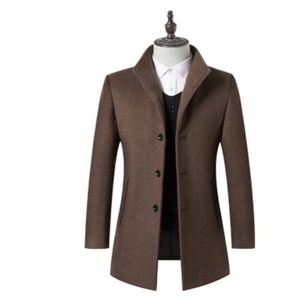 2019 new spring coats men business woolen jackets winter cashmere trench coat men men's classic camel overcoat, Black
2019 new spring coats men business woolen jackets winter cashmere trench coat men men's classic camel overcoat, Black