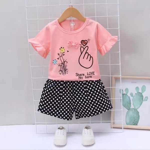 summer new girl short sleeve suit refill round neck short sleeve polka dot shorts two piece set baby girl designer clothes, White
summer new girl short sleeve suit refill round neck short sleeve polka dot shorts two piece set baby girl designer clothes, White