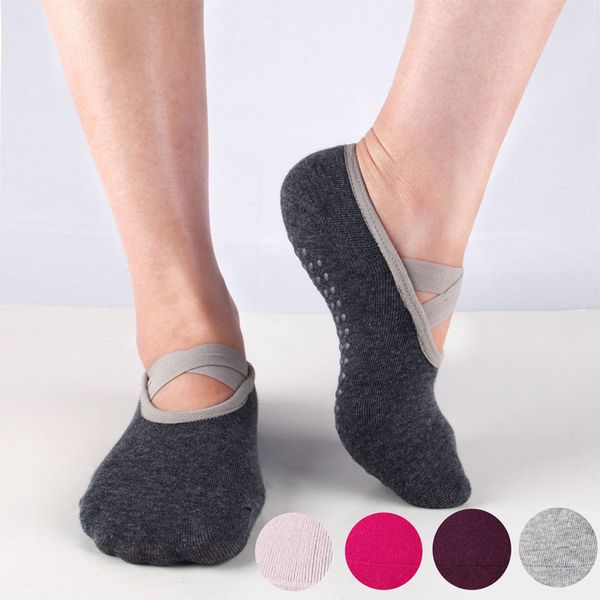 professional women's yoga socks breathable sport ballet dance socks with anti-slip silicone pilates dancing traning grip, Black
professional women's yoga socks breathable sport ballet dance socks with anti-slip silicone pilates dancing traning grip, Black