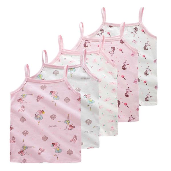 New Girls Vest Underwear Cotton Print Kids Camisoles Cute Girls Sleeveless Tank Tops Quality Student Girls Cotton Undershirt
New Girls Vest Underwear Cotton Print Kids Camisoles Cute Girls Sleeveless Tank Tops Quality Student Girls Cotton Undershirt