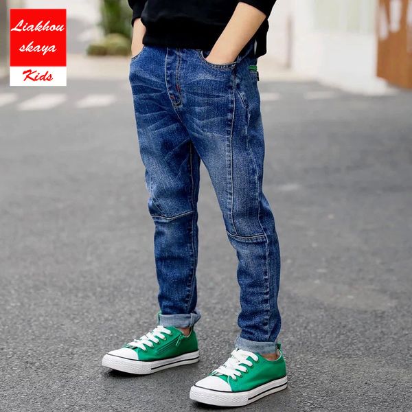 liakhouskaya 2019 new fashion boys pants kids jeans for teenagers boys jeans kids cotton casual clothing children trousers 4-15y, Blue
liakhouskaya 2019 new fashion boys pants kids jeans for teenagers boys jeans kids cotton casual clothing children trousers 4-15y, Blue