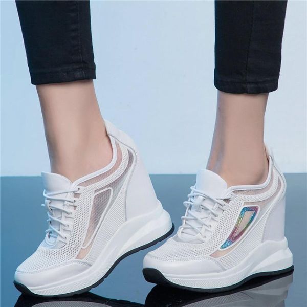 women cow leather high heel sandals female summer platform wedge sneakers ladies breathable lace travel shoes girls casual shoes, Black
women cow leather high heel sandals female summer platform wedge sneakers ladies breathable lace travel shoes girls casual shoes, Black