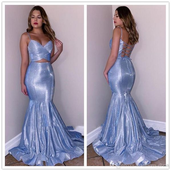 reflective light blue mermaid prom dresses long criss-cross spaghetti straps sparkly floor length formal evening gowns ogstuff abiti, Black
reflective light blue mermaid prom dresses long criss-cross spaghetti straps sparkly floor length formal evening gowns ogstuff abiti, Black