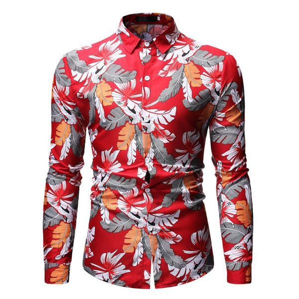 men casual slim button down shirt long sleeve lapel print blouse plus size, White;black
men casual slim button down shirt long sleeve lapel print blouse plus size, White;black