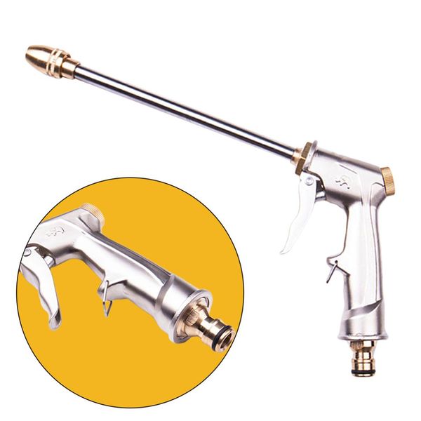 high pressure gun home pure copper alloy car wash water gun electroplating silver car wash water tool long thick steel pipe
high pressure gun home pure copper alloy car wash water gun electroplating silver car wash water tool long thick steel pipe