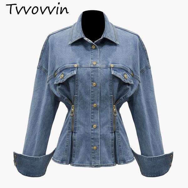 tvvovvin 2019 new spring summer lapel long sleeve button zipper waist pleated personality jacket women coat fashion tide c767, Black;brown
tvvovvin 2019 new spring summer lapel long sleeve button zipper waist pleated personality jacket women coat fashion tide c767, Black;brown