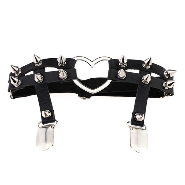 female women harajuku elasticity heart faux leather harness tight suspender punk strap leg ring garter belts bondage gothic, Black;white
female women harajuku elasticity heart faux leather harness tight suspender punk strap leg ring garter belts bondage gothic, Black;white