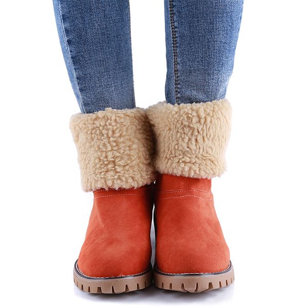 causal women suede boots winter snow boots warm cotton-padded shoes mid heels ankle footwear plush, Black
causal women suede boots winter snow boots warm cotton-padded shoes mid heels ankle footwear plush, Black