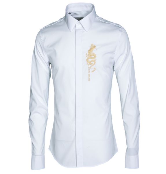 men shirt chemise homme brand gold loong embroider shirt men casual long sleeve slim fit mens dress shirts plus size 4xl, White;black
men shirt chemise homme brand gold loong embroider shirt men casual long sleeve slim fit mens dress shirts plus size 4xl, White;black
