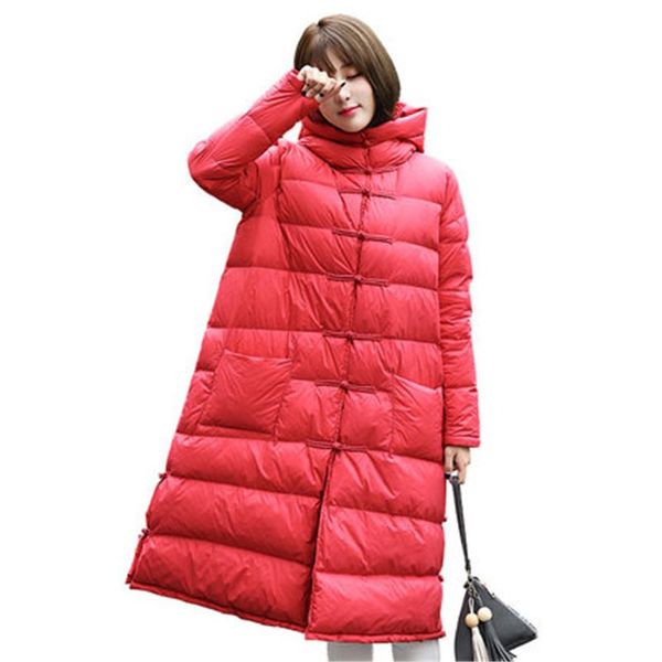 2019 new winter women warm thick white duck down jacket hooded loose long coat female fashion casual outerwear parkas mujer c168, Black
2019 new winter women warm thick white duck down jacket hooded loose long coat female fashion casual outerwear parkas mujer c168, Black