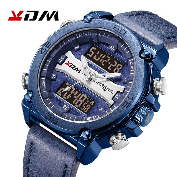 kdm new arriva men watches dual quartz digital display alloy case leather band lcd backlight wristwatch relogio masculino 2019, Slivery;brown
kdm new arriva men watches dual quartz digital display alloy case leather band lcd backlight wristwatch relogio masculino 2019, Slivery;brown